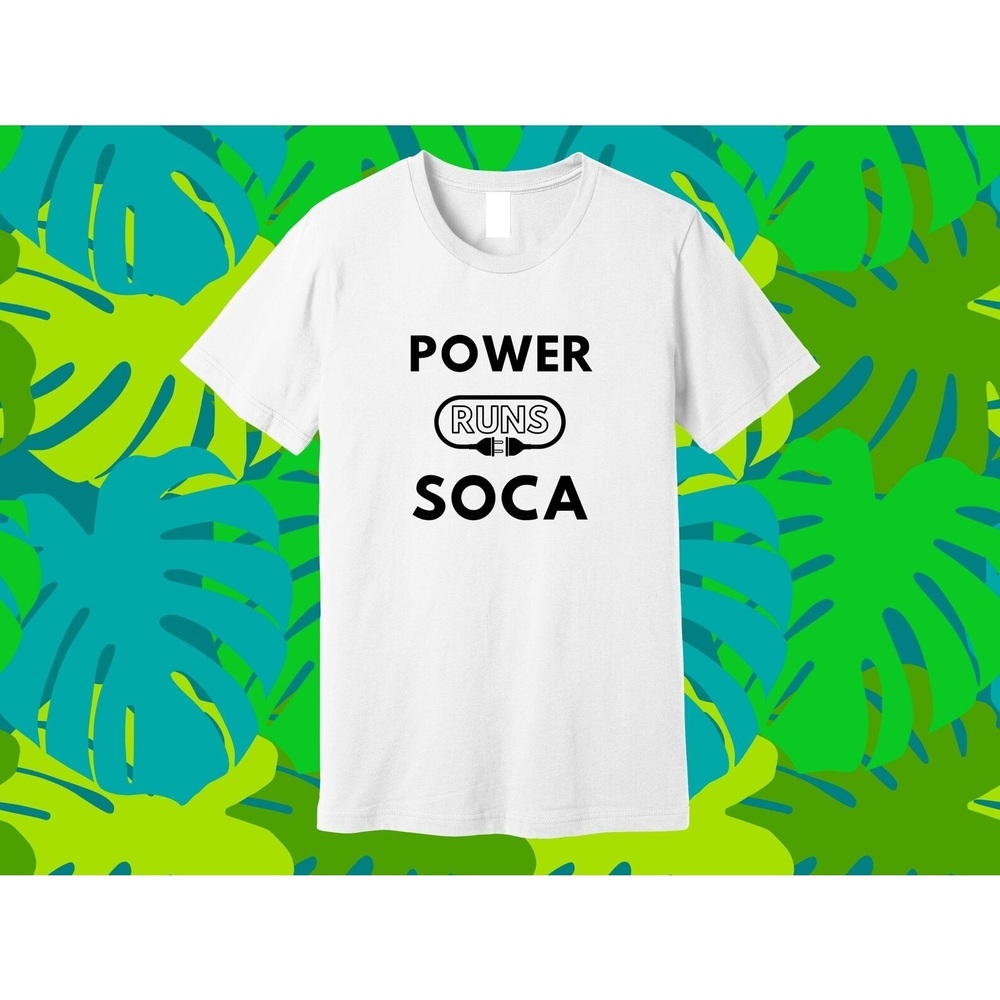 Power Soca Unisex Short Sleeve T-Shirt White